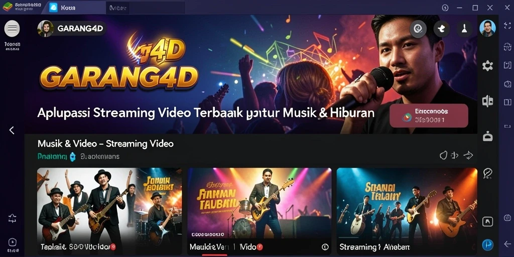 Tampilan antarmuka GARANG4D yang menarik dan fungsional.