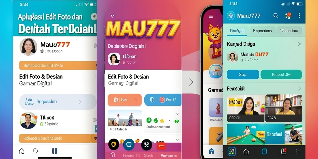 Antarmuka pengguna MAU777 yang menarik dan fungsional.