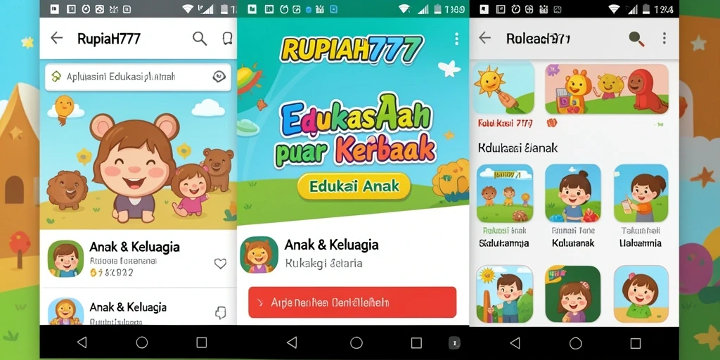 Antarmuka edukatif yang menarik dan interaktif dari RUPIAH777.