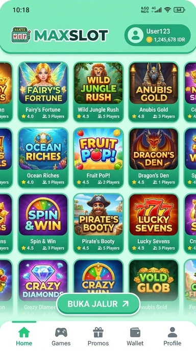 Tampilan link alternatif maxslot
